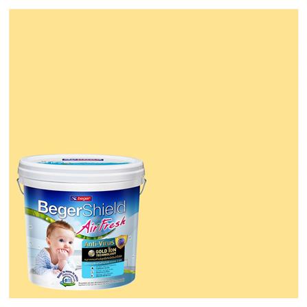 สีน้ำทาภายใน BEGER AIRFRESH GOLD สี TEQUILA SUNRISE #088-4 กึ่งเงา 9 ลิตร