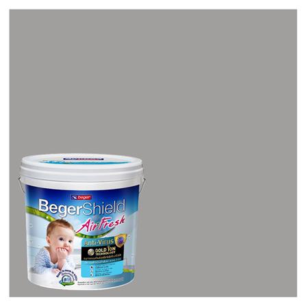 สีน้ำทาภายใน BEGER AIRFRESH GOLD สี ANTIQUE PEWTER #140-3 กึ่งเงา 9 ลิตร_0