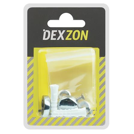 ตัวยึดกระจก DEXZON MZ-19 สีโครม แพ็ก 2 ชิ้น_2