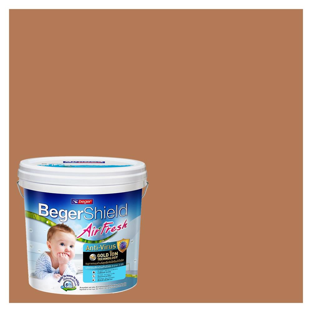 สีน้ำทาภายใน BEGER AIRFRESH GOLD สี GEORGIAN CLAY #177-5 กึ่งเงา 9 ลิตร