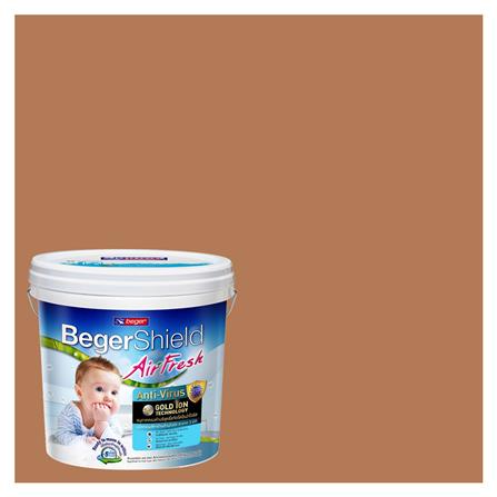 สีน้ำทาภายใน BEGER AIRFRESH GOLD สี GEORGIAN CLAY #177-5 กึ่งเงา 9 ลิตร