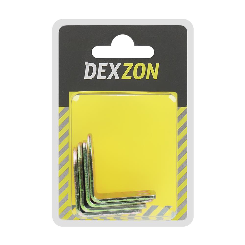 เหล็กฉากตัว L DEXZON SA-3H 3 รู แพ็ก 4 ชิ้น