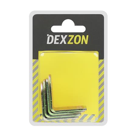 เหล็กฉากตัว L DEXZON SA-3H 3 รู แพ็ก 4 ชิ้น_2