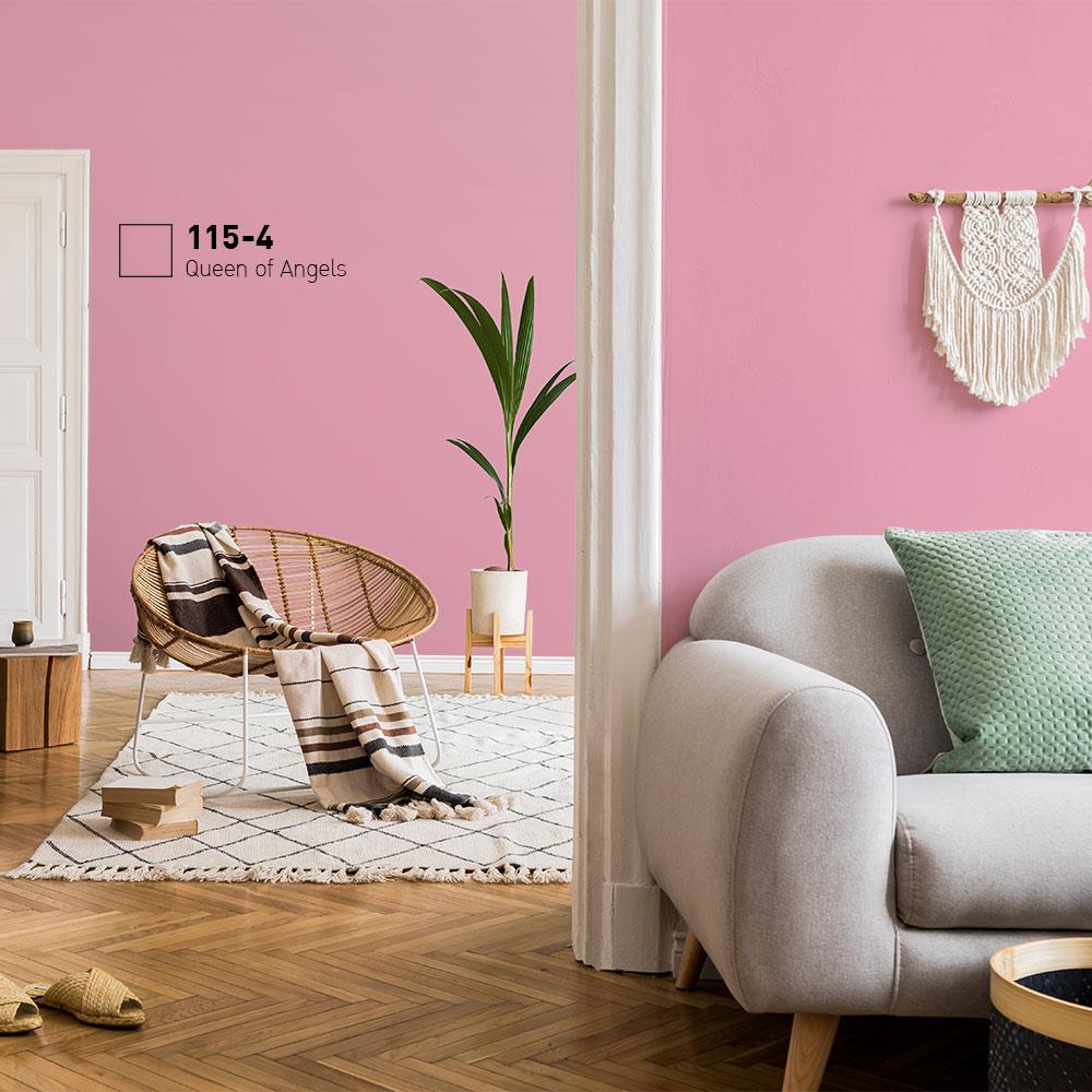 สีน้ำทาภายใน BEGER AIRFRESH GOLD สี QUEEN OF ANGELS #115-4 กึ่งเงา 9 ลิตร