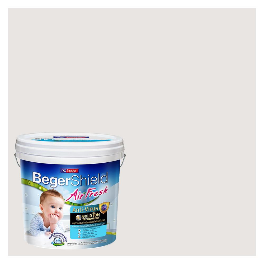 สีน้ำทาภายใน BEGER AIRFRESH GOLD สี COVERED DARKNESS #132-1 กึ่งเงา 9 ลิตร