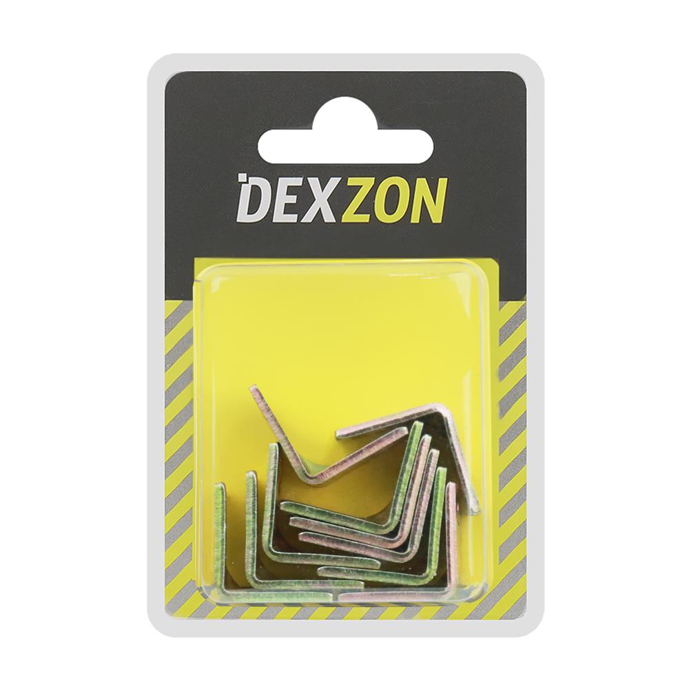 เหล็กฉากตัว L DEXZON SA-4S 2 รู แพ็ก 10 ชิ้น