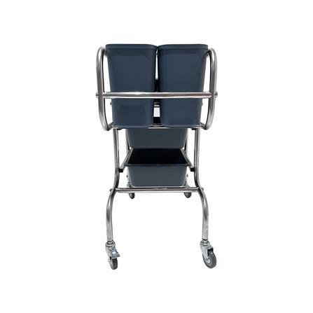รถเข็น 3 ชั้น STACKO CANTEEN C 85X45.5X90 ซม. สีเทา_2