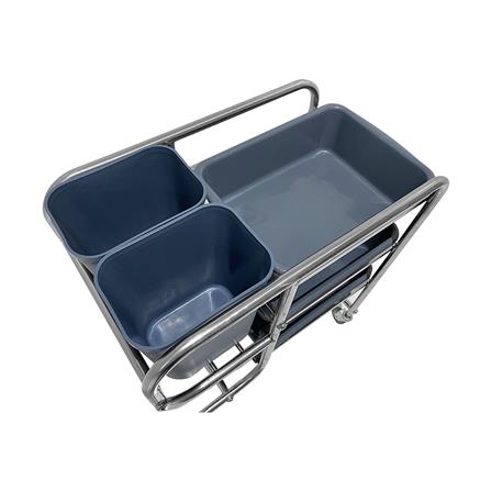 รถเข็น 3 ชั้น STACKO CANTEEN C 85X45.5X90 ซม. สีเทา_3