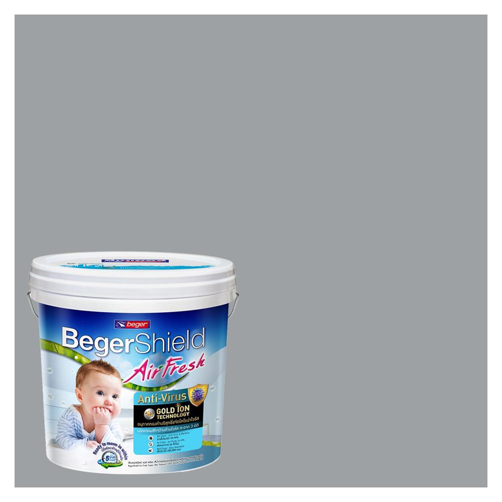 สีน้ำทาภายใน BEGER AIRFRESH GOLD สี SILVER WOOD #139-4 กึ่งเงา 9 ลิตร