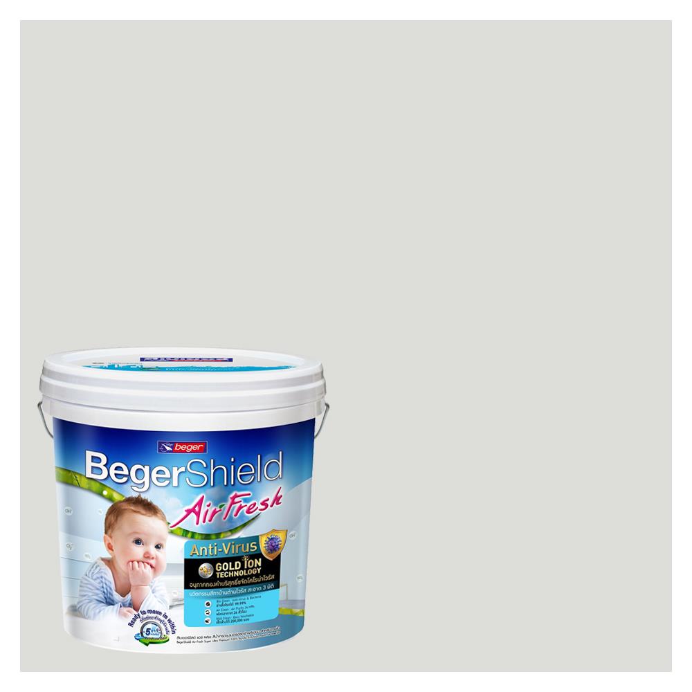 สีน้ำทาภายใน BEGER AIRFRESH GOLD สี GRAND FORKS #143-1 กึ่งเงา 9 ลิตร