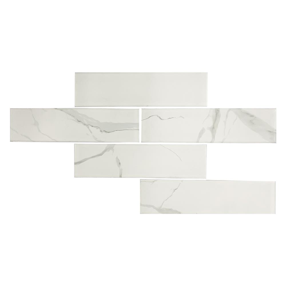 โมเสค 34.4x26.7 ซม. COTTO ไวท์มาร์เบิล ขาว