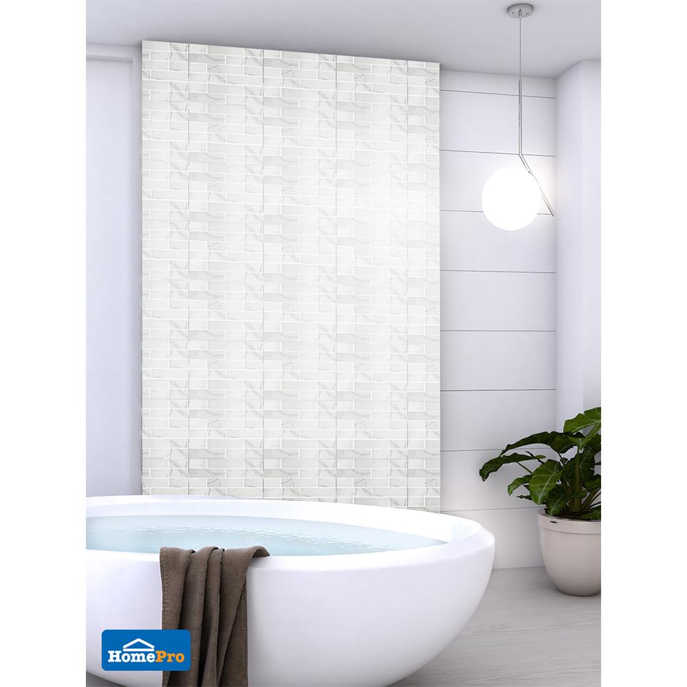 โมเสค 34.4x26.7 ซม. COTTO ไวท์มาร์เบิล ขาว