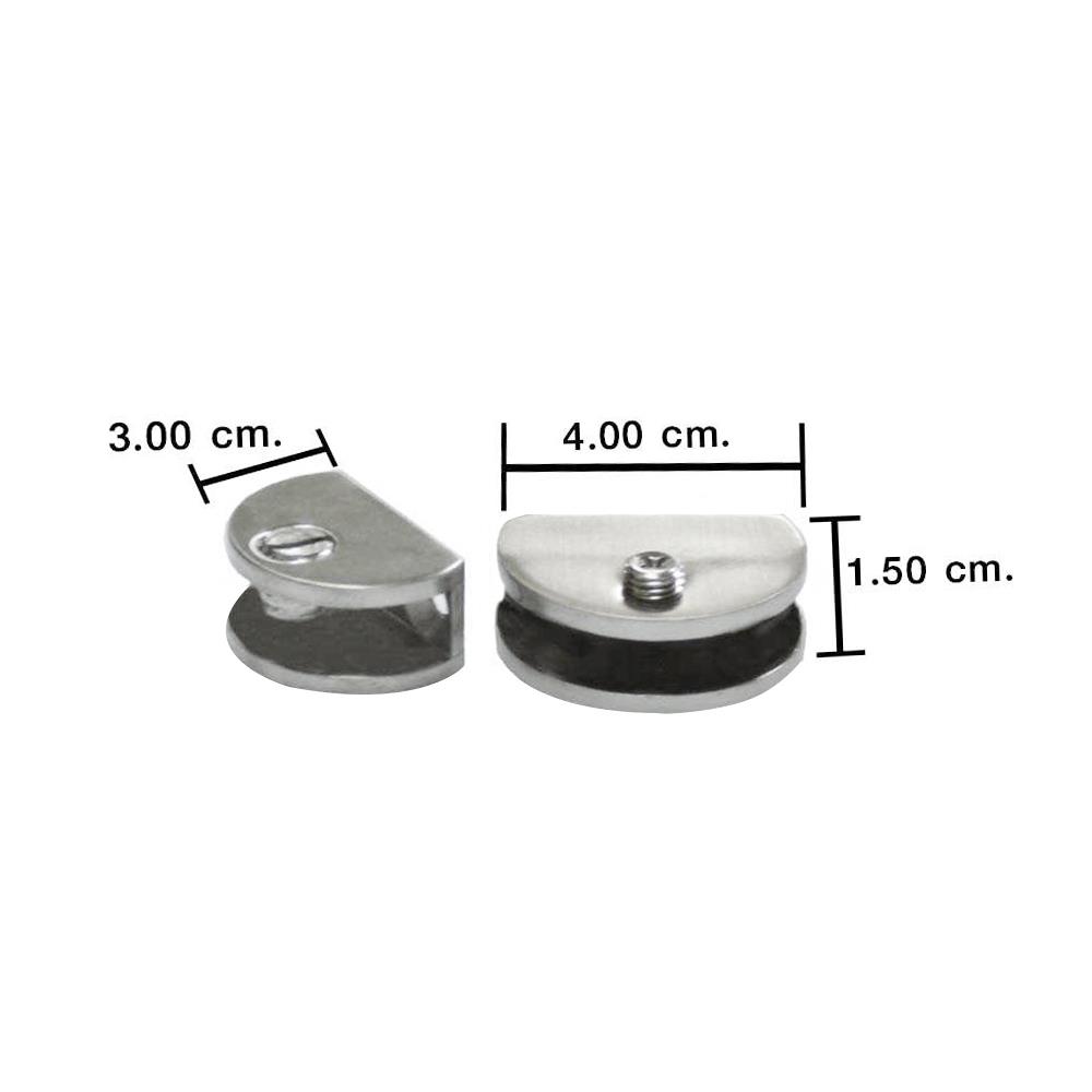 ปุ่มรับชั้น DEXZON GF-48CR-SKP สีโครม แพ็ก 2 ชิ้น