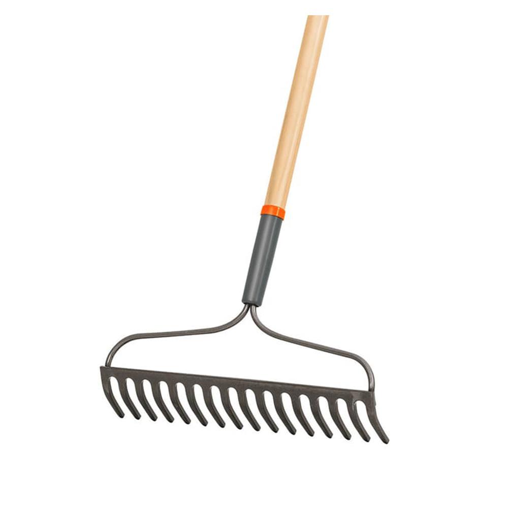 คราดเหล็ก 16 ซี่ TRUPER 17882 ด้ามไม้