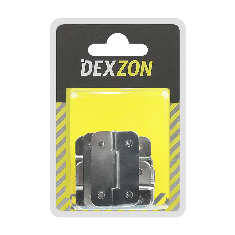บานพับผีเสื้อถอดไม่ได้ DEXZON FA-002 สีนิกเกิ้ล แพ็ก 10 ชิ้น