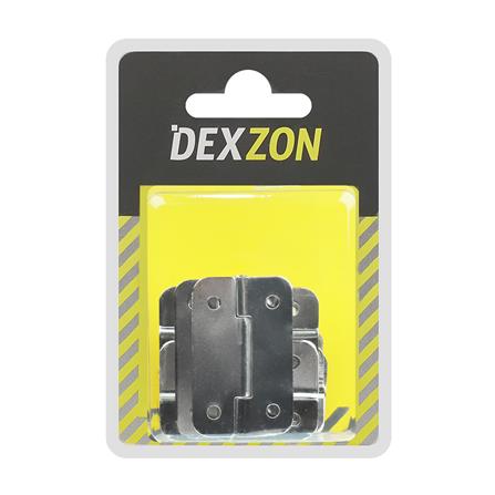 บานพับผีเสื้อถอดไม่ได้ DEXZON FA-002 สีนิกเกิ้ล แพ็ก 10 ชิ้น_2