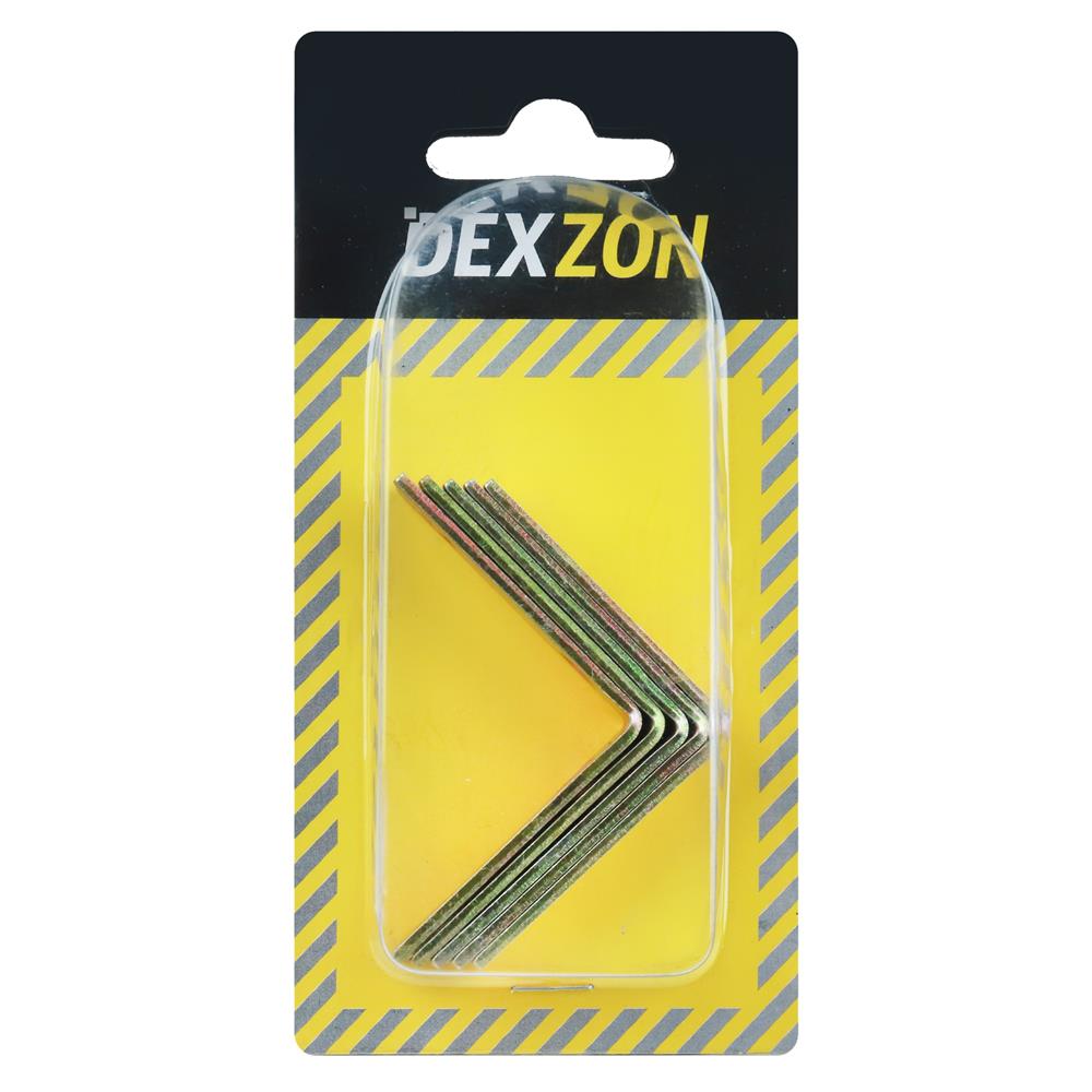 เหล็กฉากตัว L DEXZON SA-1550 4 รู แพ็ก 5 ชิ้น