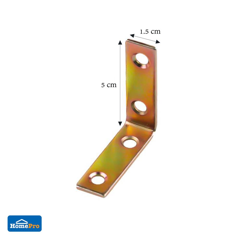 เหล็กฉากตัว L DEXZON SA-1550 4 รู แพ็ก 5 ชิ้น
