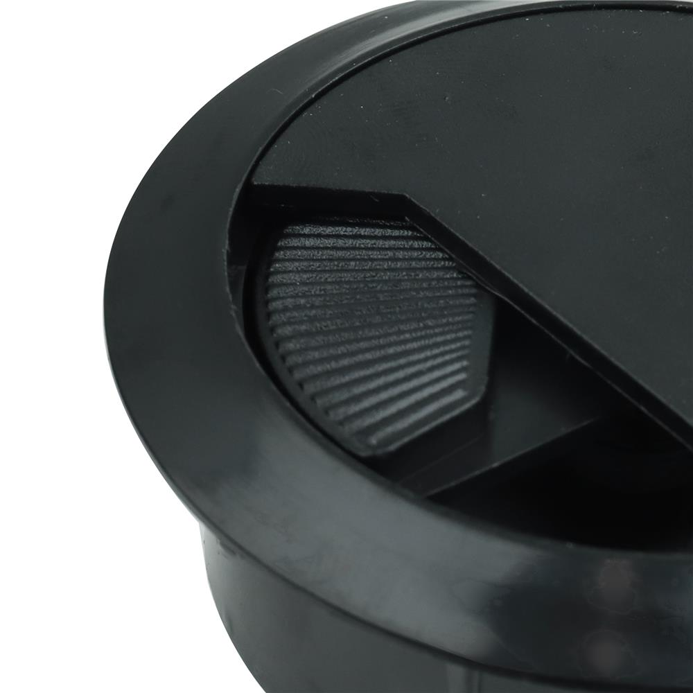 ช่องร้อยสายไฟกลม DEXZON CC-10 สีดำ