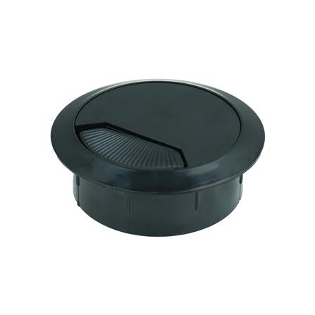 ช่องร้อยสายไฟกลม DEXZON CC-10 สีดำ