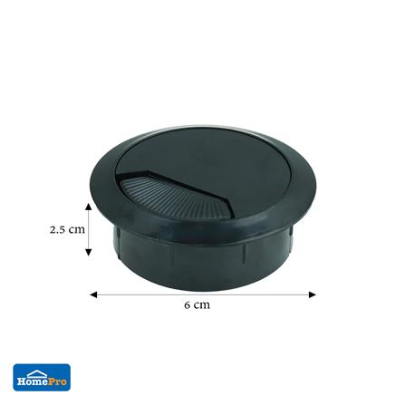 ช่องร้อยสายไฟกลม DEXZON CC-10 สีดำ_3