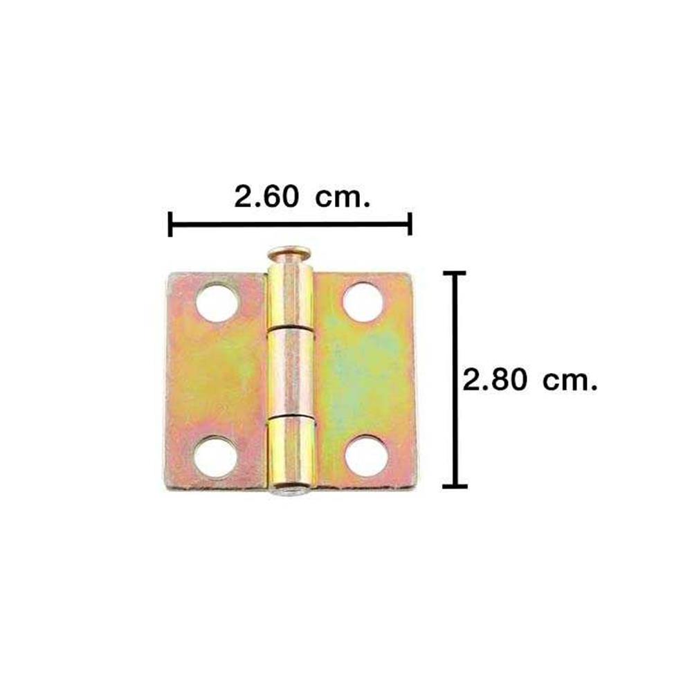 บานพับผีเสื้อถอดไม่ได้ DEXZON ST-100Y แพ็ก 4 ชิ้น
