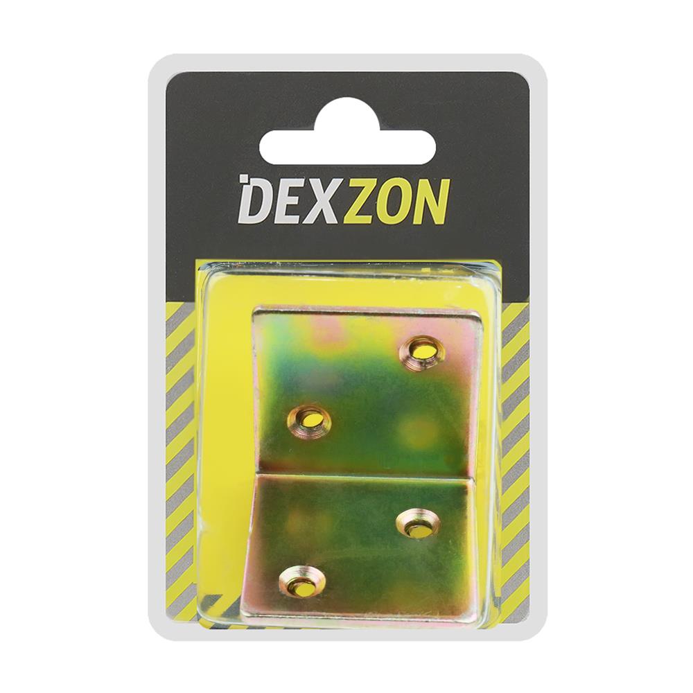 เหล็กฉากตัว L DEXZON SA-4C 40X40 มม. 4 รู แพ็ก 4 ชิ้น