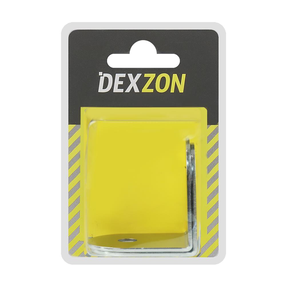 เหล็กฉากตัว L DEXZON TA-005 SV 2 รู แพ็ก 2 ชิ้น
