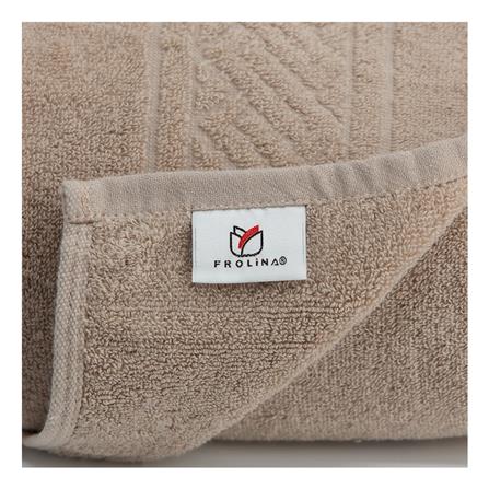ผ้าขนหนู FROLINA SPACESPUN 15X31 นิ้ว สีน้ำตาล_2