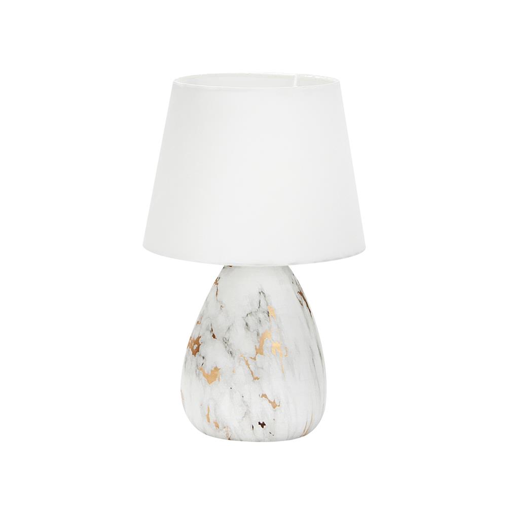 ไฟตั้งโต๊ะ CARINI DE40M-WH สีขาว/ทอง_1