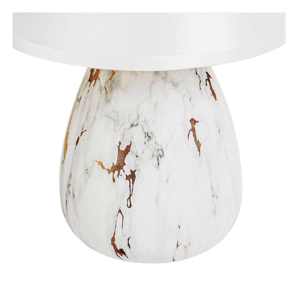 ไฟตั้งโต๊ะ CARINI DE40M-WH สีขาว/ทอง