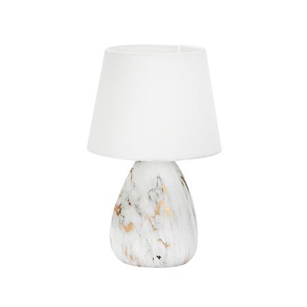 ไฟตั้งโต๊ะ CARINI DE40M-WH สีขาว/ทอง