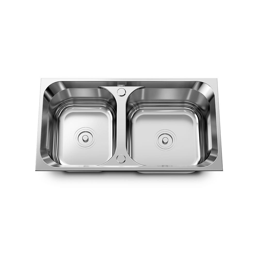 ซิงค์ฝัง 2หลุม LTP LDN7943 สเตนเลส