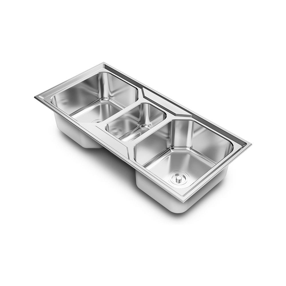 ซิงค์ฝัง 2หลุม LTP PUM10550 สเตนเลส