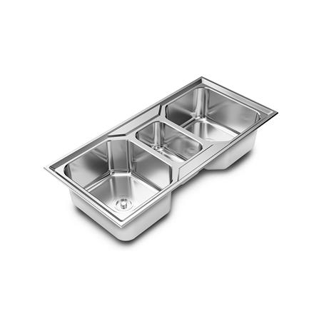 ซิงค์ฝัง 2หลุม LTP PUM10550 สเตนเลส_1