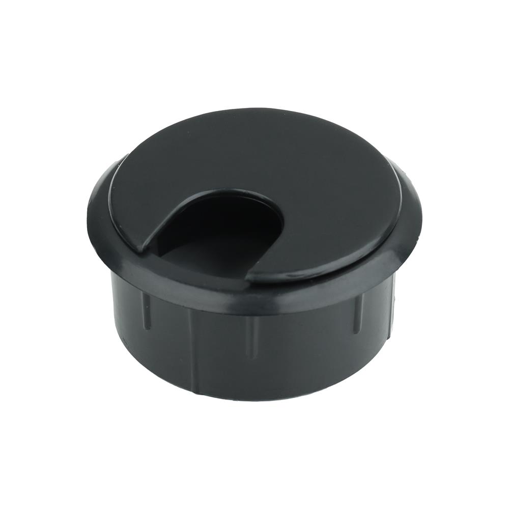 ช่องร้อยสายไฟกลม DEXZON CC-2O สีดำ 2 ชิ้น