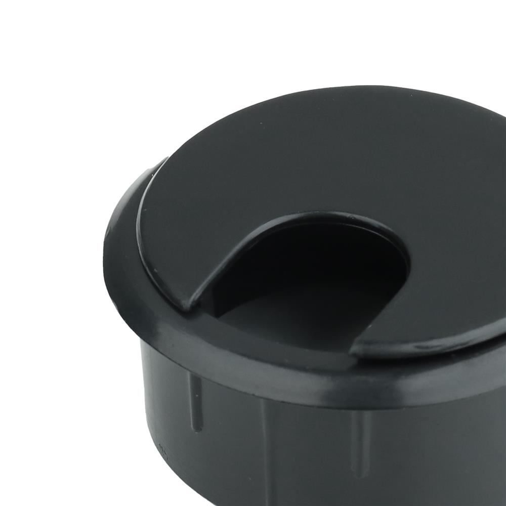 ช่องร้อยสายไฟกลม DEXZON CC-2O สีดำ 2 ชิ้น