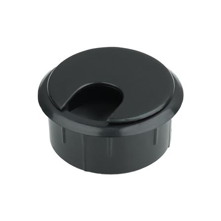 ช่องร้อยสายไฟกลม DEXZON CC-2O สีดำ 2 ชิ้น