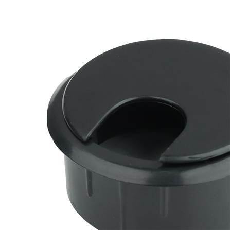 ช่องร้อยสายไฟกลม DEXZON CC-2O สีดำ 2 ชิ้น_1