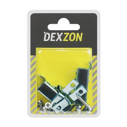 กันชนก้ามปูล้อซ่อน DEXZON SM-40 สีนิกเกิล แพ็ก 2 ชิ้น_2