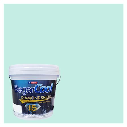 สีน้ำทาภายนอก BEGER COOL DIAMONDSHIELD 15 สี NUANCE #048-2 กึ่งเงา 9 ลิตร_0
