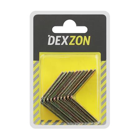 เหล็กฉากตัว L DEXZON SA-4M 4 รู แพ็ก 10 ชิ้น_2