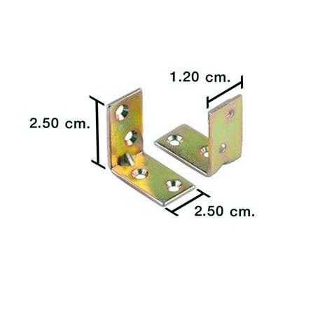 เหล็กฉากตัว L DEXZON SA-4M 4 รู แพ็ก 10 ชิ้น_3