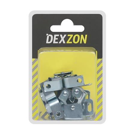 กันชนก้ามปูล้อยื่น DEXZON SM-50 สีซิงค์ขาว แพ็ก 4 ชิ้น_2