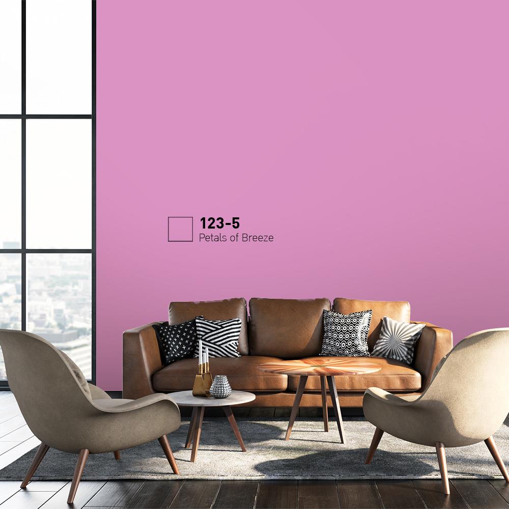 สีน้ำทาภายนอก BEGER COOL DIAMONDSHIELD 15 สี PETALS OF BREEZE #123-5 กึ่งเงา 9 ลิตร