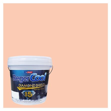 สีน้ำทาภายนอก BEGER COOL DIAMONDSHIELD 15 สี DOMINIGUE #107-3 กึ่งเงา 9 ลิตร