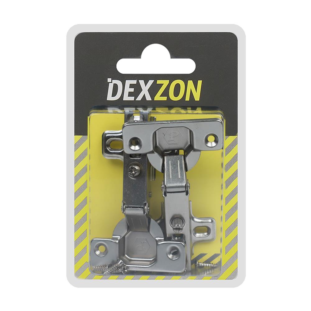 บานพับถ้วย ทับขอบ DEXZON แพ็ก 2 ชิ้น