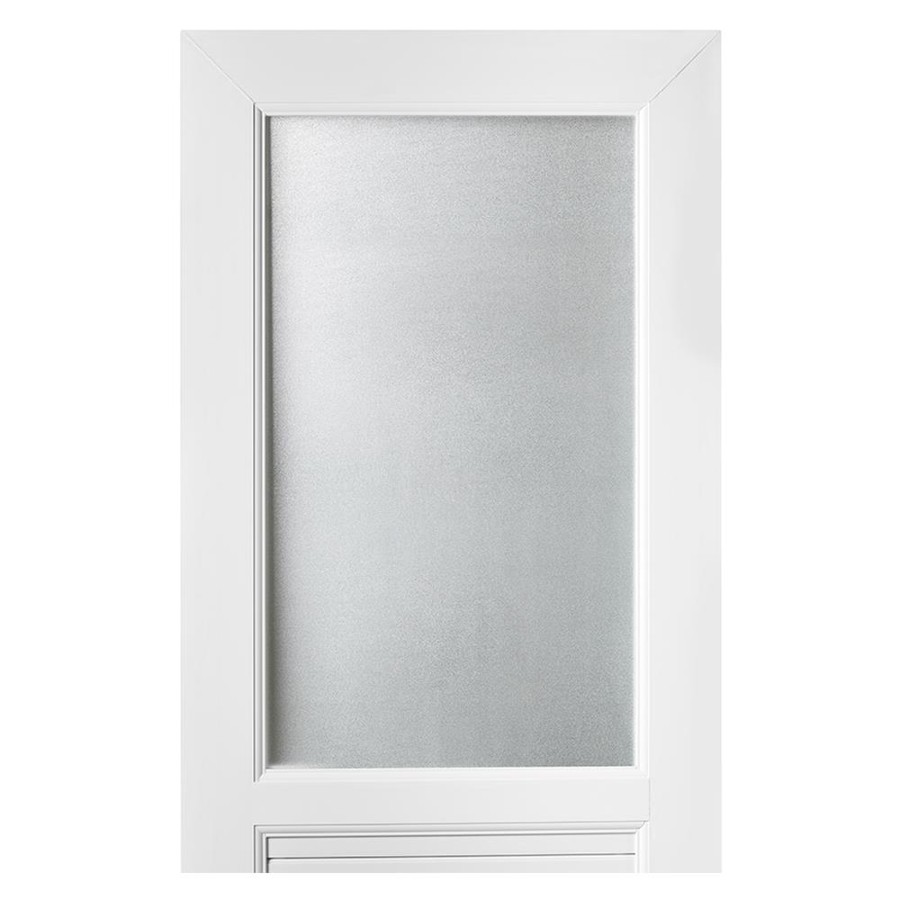 ประตู UPVC AZLE AZ113 GLASS 70X200 ซม. สีขาว พร้อมวงกบ ไม่เจาะลูกบิด