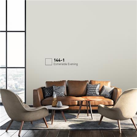 สีน้ำทาภายนอก BEGER COOL DIAMONDSHIELD 15 สี ESMERALDA EVENING #144-1 กึ่งเงา 9 ลิตร_1