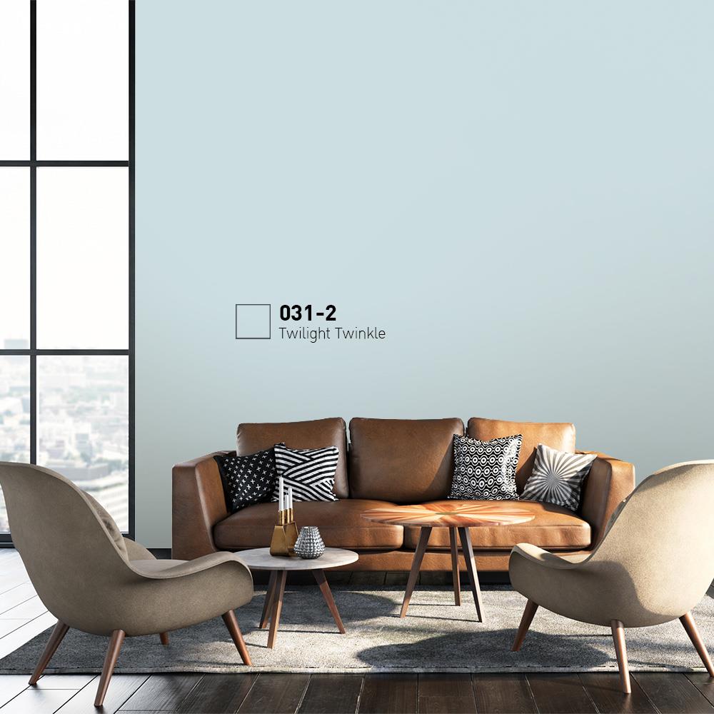 สีน้ำทาภายนอก BEGER COOL DIAMONDSHIELD 15 สี TWILIGHT TWINKLE #031-2 กึ่งเงา 9 ลิตร